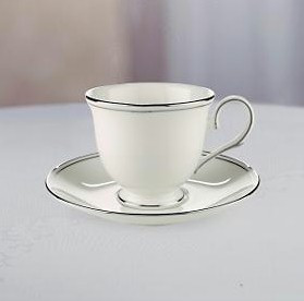 Federal Platinum Cup and Saucer