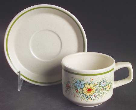 Floral Fantasy Cup and Saucer