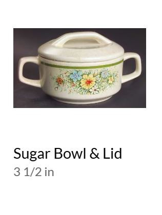 Floral Fantasy Sugar and Lid-Lenox
