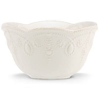 French Perle White Fruit or Sauce Bowl
