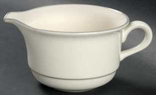 Grey Pinstripes Creamer
