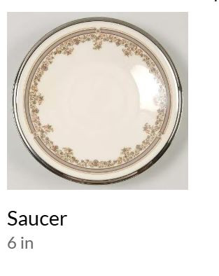 Lacepoint Saucer Only