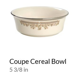Lacepoint Round Soup Cereal Bowl Lenox