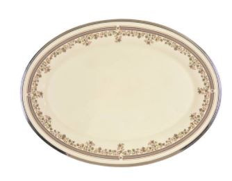 Lacepoint Large Oval Platter