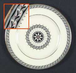 Laurenwood Round Salad Plate Lenox
