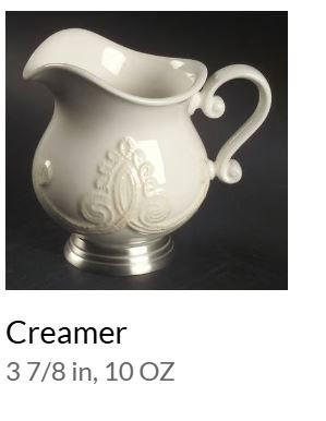 Braided Scroll Creamer