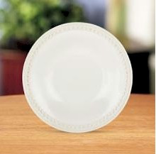 Linen Weave Rim Soup or Pasta Bowl