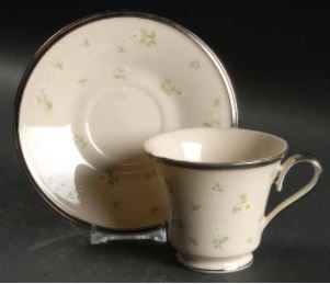 Mayflowers Cup and Saucer - Lenox