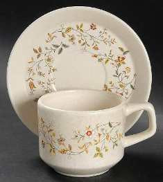 Merriment Cup and Saucer-Lenox