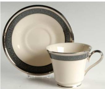 Moonlight Mood Cup and Saucer-Lenox