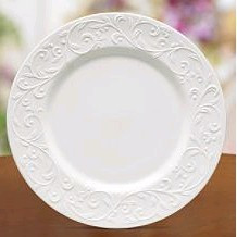 Opal Innocence Carved Dinner Plate