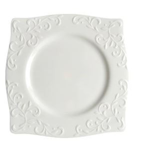 Opal Innocence Carved Round Luncheon Plate or Accent Plate Lenox