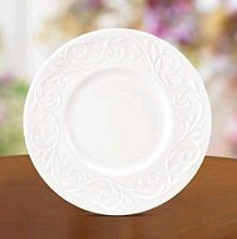 Opal Innocence Carved Round Salad Plate