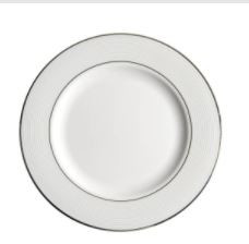 Opal Innocence Stripe Round Salad Plate-Lenox