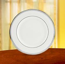 Pearl Platinum Round Salad Plate