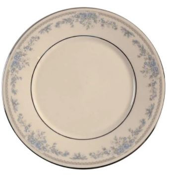 Reverie Blue Round Salad Plate Lenox