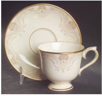 Richelieu Court Cup and Saucer-Lenox