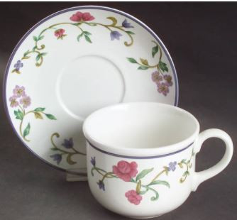 Rose Garden Cup and Saucer