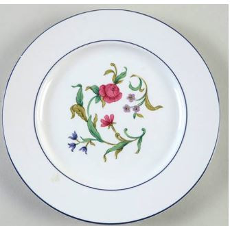 Rose Garden Round Salad Plate-Lenox