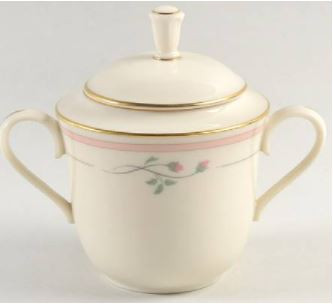 Rose Manor Sugar and Lid-Lenox