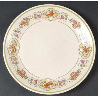 Sampler Round Salad Plate