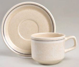 Silhouette Cup and Saucer