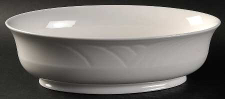 Snowdrift Oval Vegetable or Serving Bowl