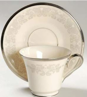 Snow Lily Cup and Saucer