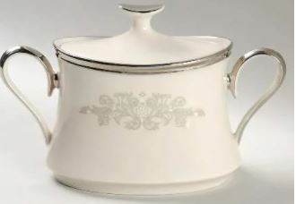 Snowlily Sugar and Lid-Lenox