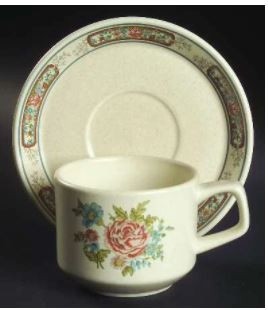 Sonata Cup and Saucer Lenox