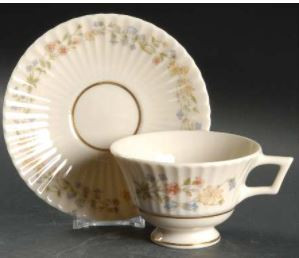 Spring Bouquet Cup and Saucer Lenox