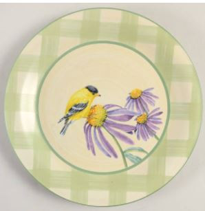 Summer Greeting Dinner Plate