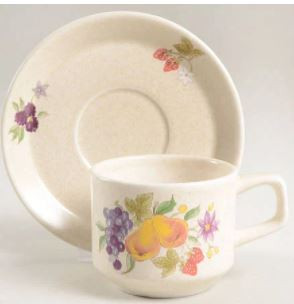 Summer Harvest Cup and Saucer Lenox
