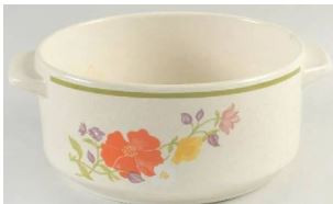 Summer Wind Round Vegetable or Serving Bowl