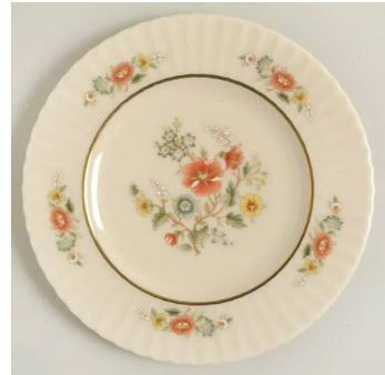 Temple Blossom Bread and Butter Plate-Lenox