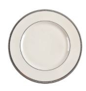 Tuxedo Platinum Round Salad Plate Lenox