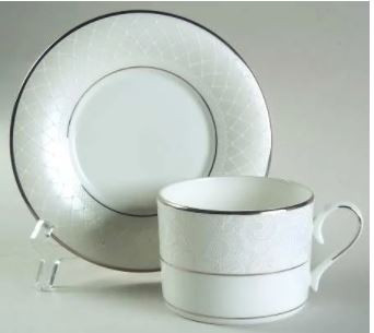 Venetian Lace Cup and Saucer-Lenox