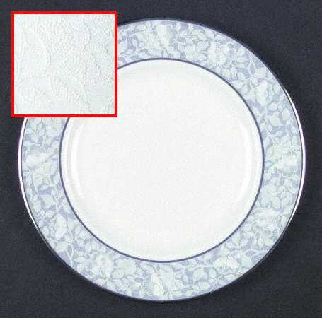 Vintage Lace Round Salad Plate-Lenox