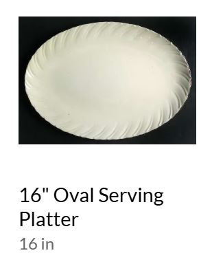 Weatherly Large Oval Platter Lenox
