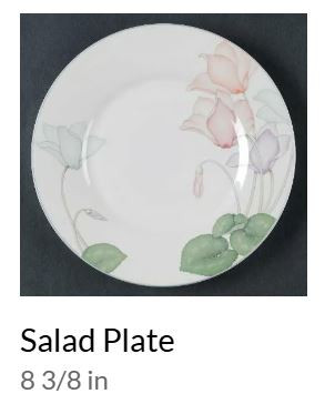 After The Rain Round Salad Plate - Noritake
