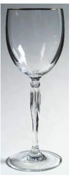 Allaire Gold Water Goblet - Noritake Crystal