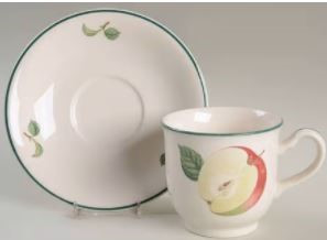 Apple Crisp Cup and Saucer