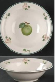 Apple Crisp Round Soup Cereal Bowl