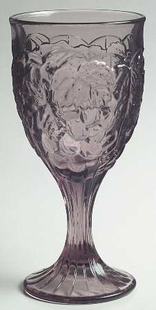 Arbor Cranberry Water Goblet - Noritake Crystal