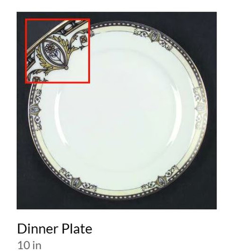 Bancroft Dinner Plate - Noritake