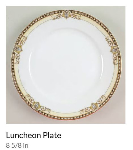 Bancroft Round Luncheon Plate or Accent Plate-Noritake