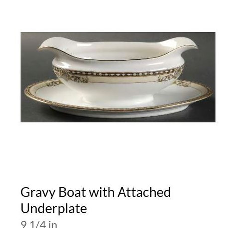 Bancroft Gravy Boat and Stand