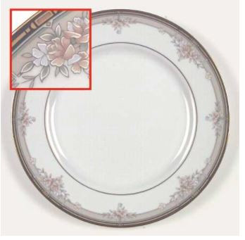 Blossom Mist Dinner Plate-Noritake