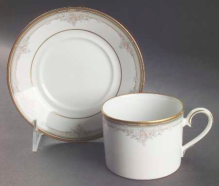 Blossom Mist Cup and Saucer - Noritake