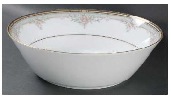 Blossom Mist Round Vegetable or Serving Bowl